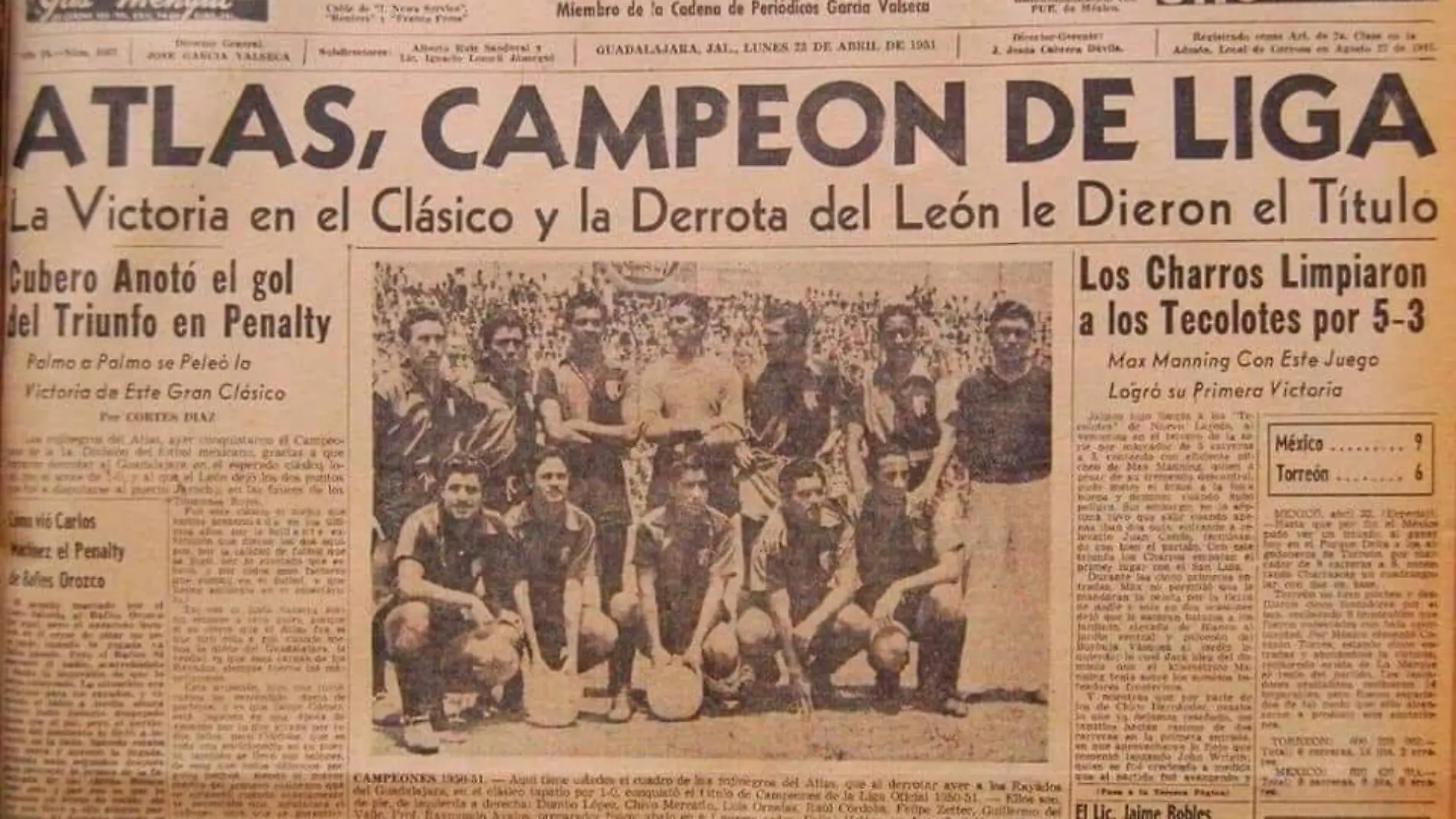 atlas campeón